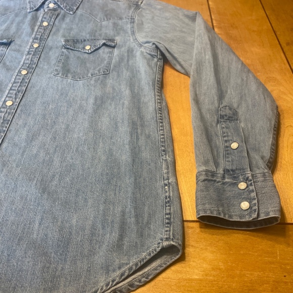 Denim Button-Up Shirt - Picture 4 of 16